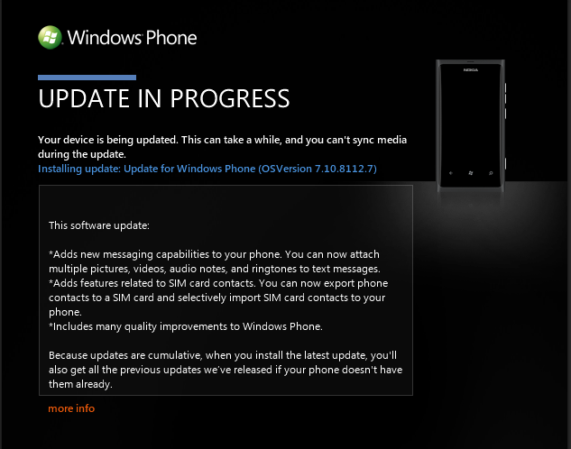 Update in progress