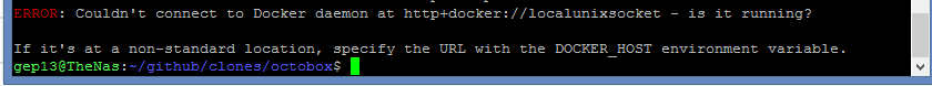 Docker Error