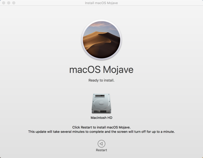 Click to restart